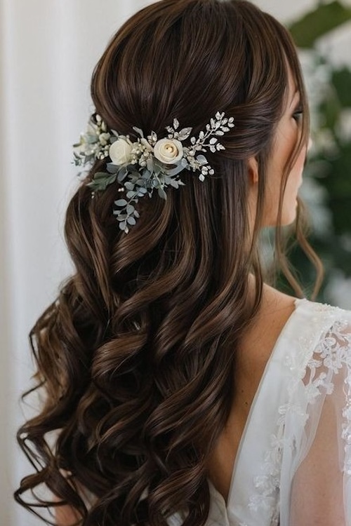 Luxury bridal hair styling by Roma Studio, award-winning Bristol salon